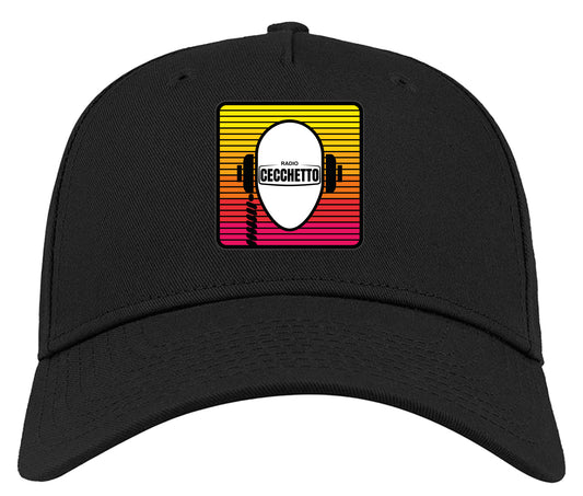 CAPPELLINO RADIO CECCHETTO BASEBALL NERO